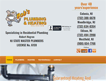 Tablet Screenshot of bobsplumbingandheatingonline.com